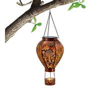 Candelabro solar colgante, escultura inflable caprichosa, accesorio LED resistente a la intemperie, antorchas nocturnas pintadas a mano, magnífico brillo de patio, valla, pasarela, boda, camping