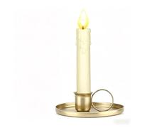 Candelabros de Hierro Portavelas de Metal Retro con Soporte para Mesa Y Centros de Mesa en Navidad Halloween San Valentín Boda(Oro)