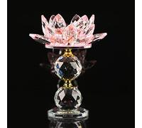 Candelabros De Metal Con Flor De Loto De Cristal, Decoración Del Hogar Feng Shui, Candelero Grande, Candelero, Decoración,rosa