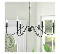 Candelabros, Retromalista Americano Diniroom Foyer Dormitorio Lightifixtures E14 Bombilla Hanglamp Hierro,Luces/Luz Cálida/a