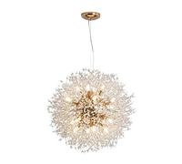 Candelera Cristal Diente león Sputnik Posting Lighting Candelier 12 Luces Fireworks Luz Techo para Comedor Rala Estar de la Cocina del Dormitorio