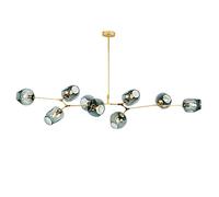 Candelera de Sputnik Modern Sputnik 6 Luces Arte de Hierro Industrial Artista de Mediados de Siglo Iluminación Colgante de luz Ajuste de luz para la Cocina de la Barra del Pasillo, Color