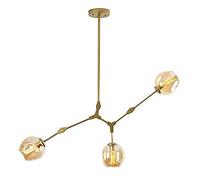 Candelera de Sputnik Modern Sputnik 6 Luces Arte de Hierro Industrial Artista de Mediados de Siglo Iluminación Colgante de luz Ajuste de luz para la Cocina de la Barra del Pasillo, Color