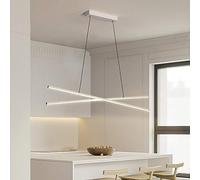 Candelera Lineal de Mediados de Siglo 42W Black Long Strip Pendse Light Minimalismo Contemporáneo Techo Colgante para Comedor Restaurante de la Isla de la Cocina de la Cocina