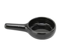 Candelero Cerámica Pequeño Forma Cuchara, Decoración Hogar Quemador Incienso - Negro