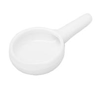 Candelero de Cerámica, Pequeño Candelero de Cerámica con Forma de Cuchara, Decoración del Hogar para Quemador de Incienso(blanco)