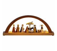 Candelero decorativo LED originario de los Montes Metálicos (Erzgebirge) naci...