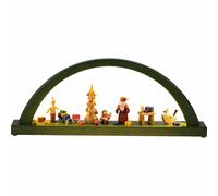 Candelero decorativo LED originario de los Montes Metálicos (Erzgebirge) repa...
