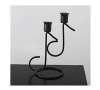 Candelero Soportes de vela cónica de arte de hierro único, titulares de candelabros, mesa decorativa decorativa Moderna Cena de Candlelleight Cena Metal Soporte para la recepción Cena de la luz de las