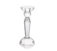 Candelero Titular de la Vela Romance Europeo Cristal de Cristal Titular de la Mesa Centros de Mesa Candleskes Decoración del hogar Candelabros Titulares Porta Velas(7.5x7.5x16cm)