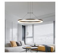 Candelier Cristal Moderno, 40 cm, Negro, Interior, LED, Semi Descarga, Control Voz, luz Blanca, Acabado Pintado, Sombra acrílica, CA, Sala Estar, Soporte de Techo