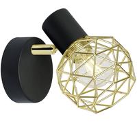 Candellux Acrobat lámpara de pared 1x40 W negro-oro 91-66329