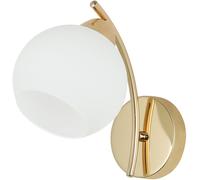Candellux Amos lámpara de pared 1x40 W blanco-oro 21-38593
