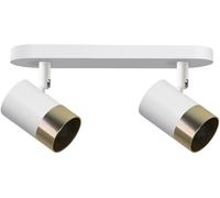 Candellux Tobi lámpara de techo 2x15 W blanco-oro 92-27467