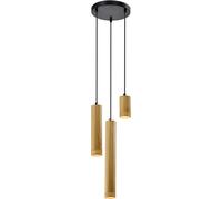 Candellux Tubo lámpara colgante 3x25 W madera 33-79121