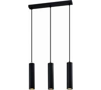 Candellux Tubo lámpara colgante 3x25 W negro 33-79091