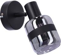 Candellux Yuki lámpara de pared 1x15 W negro-ahumado 91-13415