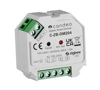 Candeo Módulo de atenuación Zigbee, no Requiere Cable Neutro, Compatible con Amazon Echo, Echo Studio, Philips Hue, Smartthings, Hubitat, HomeKit