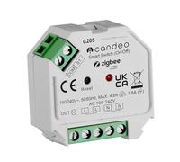 Candeo Módulo de interruptor Zigbee compatible con interruptores de palanca, funciona con asistente doméstico, Philips Hue, Smartthings
