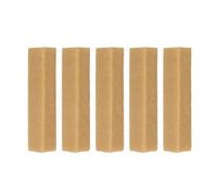 Candeon 5 Piezas Palabra de Limpieza Abrasiva, 1-1/2 "X 1-1/2" X 8 "Braso de Limpieza Abrasiva Palabra de Borde de Goma Bloque de Lijado de Lijado de Lija para Lijado para Correas y