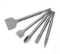 Candeon 5 Piezas SDS Más Brocas de Cincel, Mapa de Mampostería de Brote de Perforación de Concreto para Martillo Giratorio, SDS Más Bits de Cinceles de Escala Plana para Eliminar