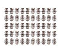 CANDEON 50pcs Accesorio base de diodos de diodo de cobre metálico de cobre metal para LED de 3 mm
