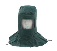 Candeon Capucha De Chorro De Arena, Capucha De Chorro De Arena, Gorro De Chal, Máscara De Chorro De Arena, Máscara Protectora Contra El Polvo Para Pulverizar, Lijar, Cortar, Pintar Protector De Cuello