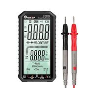 Candeon Multímetro Digital Inteligente, ET8134 TRMS 6000 Conteos Polimetro Digital Tester Electricista Voltimetro Multimetro Automatico Para Medir CA/CC Voltaje,Corriente,Resistencia,Diodo,Capacidad