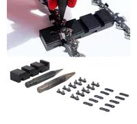 Candeon Rompecadenas de Motosierra de Bolsillo, 3 Piezas Juego de Herramientas de Reparación de Motosierra Remaches de Herramienta de Extracción de Eslabones Kit de Rep