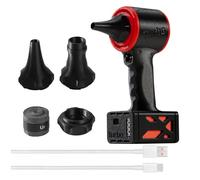 Candeon Soplador de Hojas Inalámbrico Portátil, Soplador de Hojas de Mano de 130000 RPM, Mini Soplador de Chorro, Soplador de Aire sin Escobillas Recargable de 4000 Mah, Limpiador de