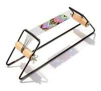 Candeon Telar De Cuentas, Máquina De Tejer De Cuentas Telar Pulseras, Bead Loom Ajustable Máquina Para Tejer Abalorios Para Principiantes Tejer Pulseras, Collares, Cinturones, Manualidades Diy