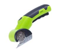 Candeon Tijeras Eléctricas sin Cable, 4.2V Tijera Eléctrica Inalámbrica Cúter Rotativo Eléctrico Recargable, cortador de carton Tijeras Multiusos Universal para Cartón, Alfombra, Cuero, plástico