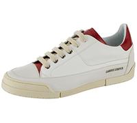 Candice Cooper Ghibli 44 EU - Zapatos con Cordones para Hombre, Color Blanco y Rojo, White Crema Red, 44 EU