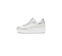 Candice Cooper Zapatillas Deportivas de Piel, Blanco-Plata 41