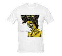 Candice Odelia The Cramps Bad Music For Bad People Men Printed T Shirts O Neck XXX-Large