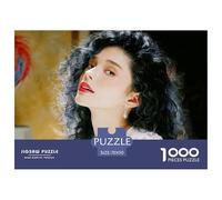 Candid Photograph of A Girl 1000 Pcs Cartón Fuerte Rompecabezas Oriental Fantasy Female Liberador De Estrés Juego Creativo Puzzle para Niños Pequeños 70x50cm/1000pcs