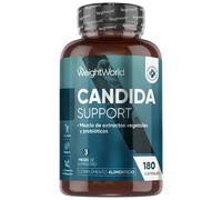 Candida Support - 180 cápsulas Suplemento de Origen Natural con Probióticos para Combatir la Candidiasis