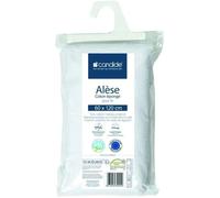 Candide CAN3275052320049 Protector de Colchón para Bebé 60x120cm, Impermeable, Absorbente, Oeko Tex, Fabricado en Europa, Blanco