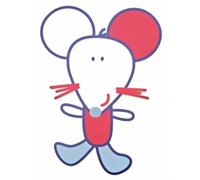 Candide - Décor Mural Repositionnable Poche à Bisous 50cm