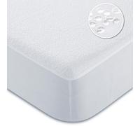 CandidoPenalba Cubrecolchon Rizo. Protector Colchon Algodon. Funda Impermeable. Protector Antiacaros Antibacterias. Protector Cama 105 cm. España. 100/105x190/200 cm