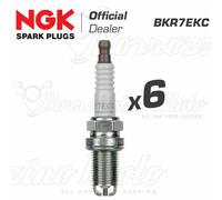 CANDILES 6 NGK ORIGINAL BKR7EKC PORSCHE 911 GT2 (996) 6 3.6 340 2002 2003