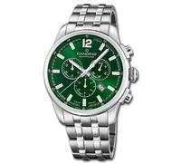 Candino Swiss Reloj Hombre Analógico de Acero Inoxidable 316l - Cuarzo - Cronógrafo - Calendario - Cristal Zafiro de Alta Resistencia - Resistente al Agua 10 ATM C4744/3 Gents Chrono Timeless