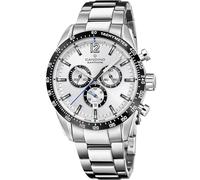Candino Reloj Hombre C4757/A Gents Chrono Caja de Acero Inoxidable 316l Plateado Correa de Acero Inoxidable 316l Plateado