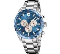 Candino Reloj Hombre C4757/B Gents Chrono Caja de Acero Inoxidable 316l Plateado Correa de Acero Inoxidable 316l Plateado