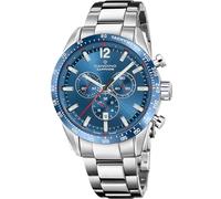 Candino Swiss Reloj Hombre Analógico de Acero Inoxidable 316l - Cuarzo - Cronógrafo - Calendario - Cristal Zafiro de Alta Resistencia - Resistente al Agua 10 ATM C4757/F Gents Chrono Timeless