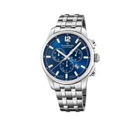Candino Swiss Reloj Hombre Analógico de Acero Inoxidable 316l | Cuarzo, Cronógrafo, Calendario, Cristal Zafiro de Alta Resistencia, Resistente al Agua 10 ATM C4744/2 Gents Chrono Timeless