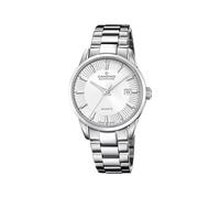 Candino Swiss Reloj Hombre Analógico de Acero Inoxidable 316l - Movimiento de Cuarzo - Calendario - Cristal Zafiro de Alta Resistencia - Resistente al Agua 10 ATM Clásico C4711/E Couple Classic
