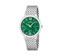 Candino Swiss Reloj Hombre Analógico de Acero Inoxidable 316l Plateado - Movimiento de Cuarzo - Cristal Zafiro de Alta Resistencia - Resistente al Agua 5 ATM C4786/3 1947