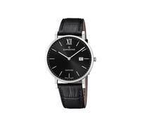 Candino Swiss Reloj Hombre Analógico de Cuero - Movimiento de Cuarzo - Calendario - Cristal Zafiro de Alta Resistencia - Resistente al Agua 5 ATM Elegante C4724 Couple Classic