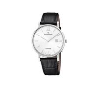 Candino Swiss Reloj Hombre Analógico de Cuero - Movimiento de Cuarzo - Calendario - Cristal Zafiro de Alta Resistencia - Resistente al Agua 5 ATM Elegante C4724 Couple Classic